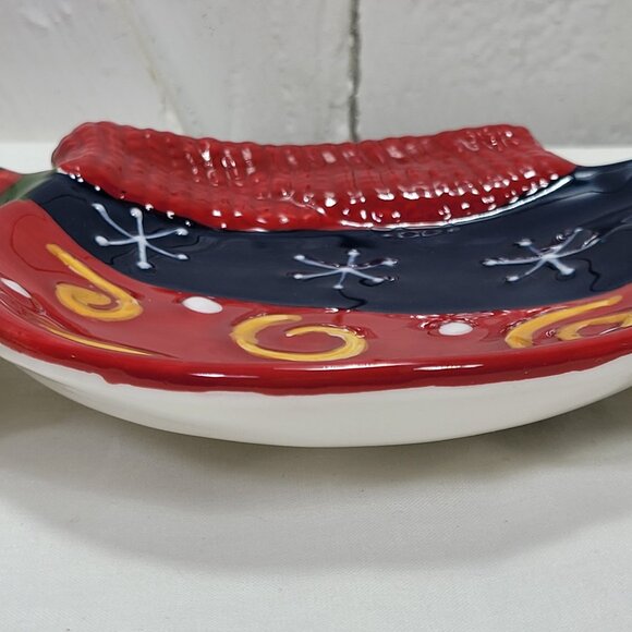 Signature Ceramic Winter Mitten Dish - 2006- Candy Trinket Dish - NEW with Box - Picture 15 of 16